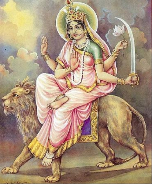 Sixth Form of Navdurga (Maa Katyayni)